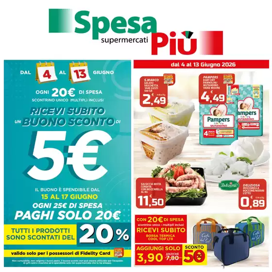 Volantino SpesaPiù Supermercati | Dal 4 al 13 Giugno | 2026-06-04T00:00:00.000Z - 2026-06-13T00:00:00.000Z
