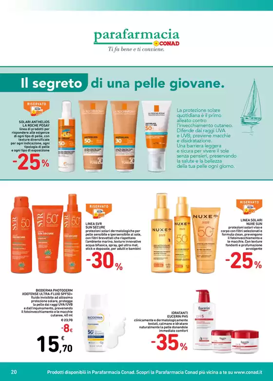 Volantino Parafarmacia Conad | Bellezza e solari | 2026-05-29T00:00:00.000Z - 2026-06-25T00:00:00.000Z