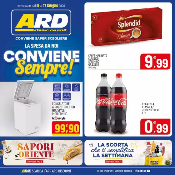 Volantino ARD Discount | Conviene sempre! | 2026-06-08T00:00:00.000Z - 2026-06-17T00:00:00.000Z