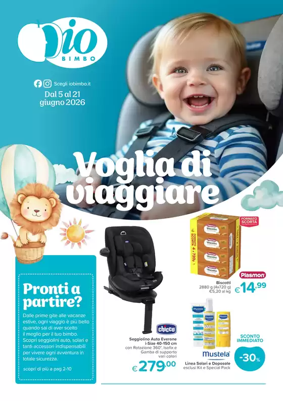 Volantino Io Bimbo a None | Voglia di Viaggiare | 2026-06-05T00:00:00.000Z - 2026-06-21T00:00:00.000Z