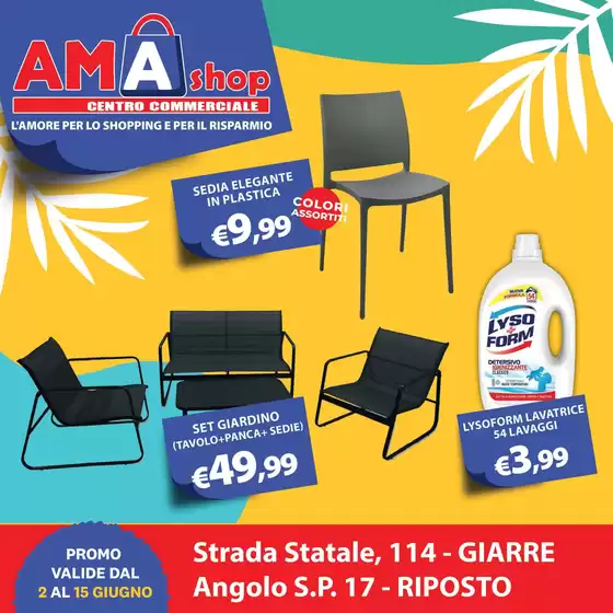 Volantino Amashop | Promo valide dal 2 al 15 giugno | 2026-06-02T00:00:00.000Z - 2026-06-15T00:00:00.000Z
