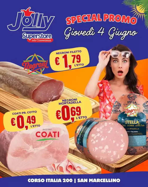 Volantino Jolly Market | Special promo | 2026-06-04T00:00:00.000Z - 2026-06-04T00:00:00.000Z