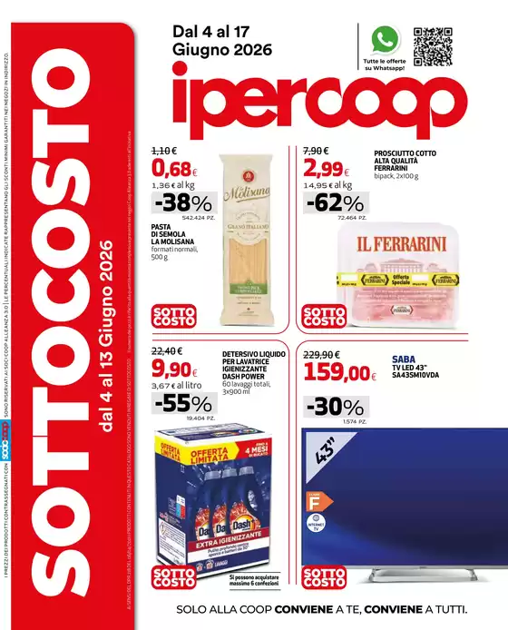 Volantino Ipercoop | Sottocosto | 2026-06-04T00:00:00.000Z - 2026-06-17T00:00:00.000Z