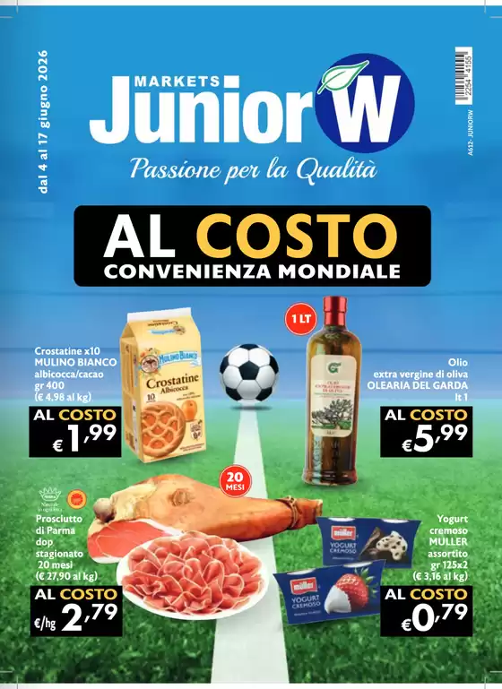 Volantino Junior W | Al costo | 2026-06-04T00:00:00.000Z - 2026-06-17T00:00:00.000Z