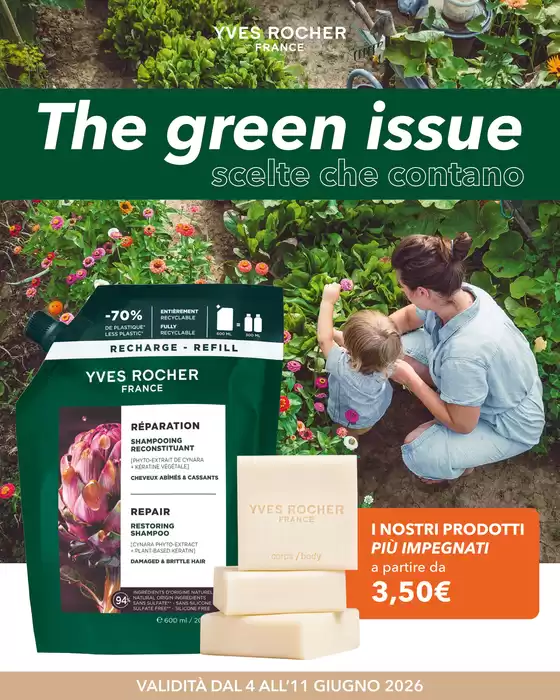 Volantino Yves Rocher | The green issue | 2026-06-04T00:00:00.000Z - 2026-06-11T00:00:00.000Z