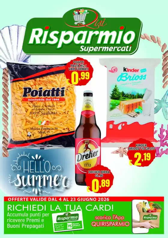 Volantino Mio Mercato | Hello summer | 2026-06-04T00:00:00.000Z - 2026-06-23T00:00:00.000Z
