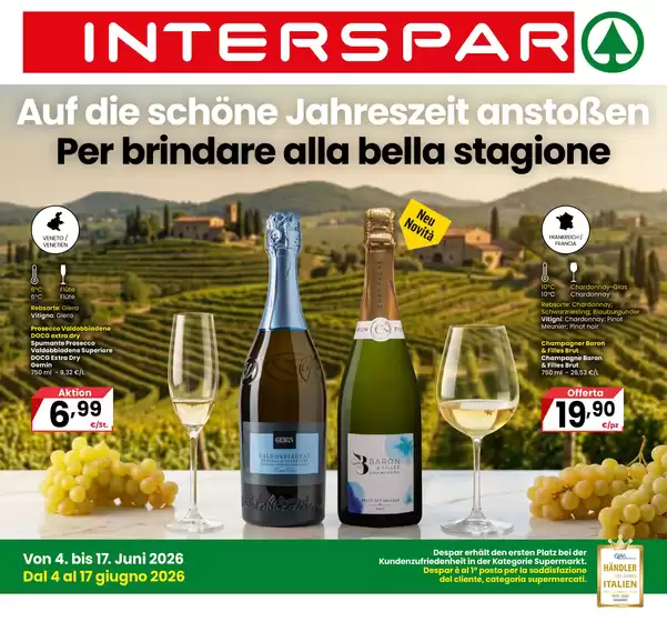 Volantino Interspar | Dal 4 al 17 giugno | 2026-06-04T00:00:00.000Z - 2026-06-17T00:00:00.000Z
