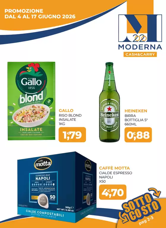 Volantino Moderna Cash | PROMOZIONE DAL 4 AL 17 GIUGNO 2026 | 2026-06-04T00:00:00.000Z - 2026-06-17T00:00:00.000Z