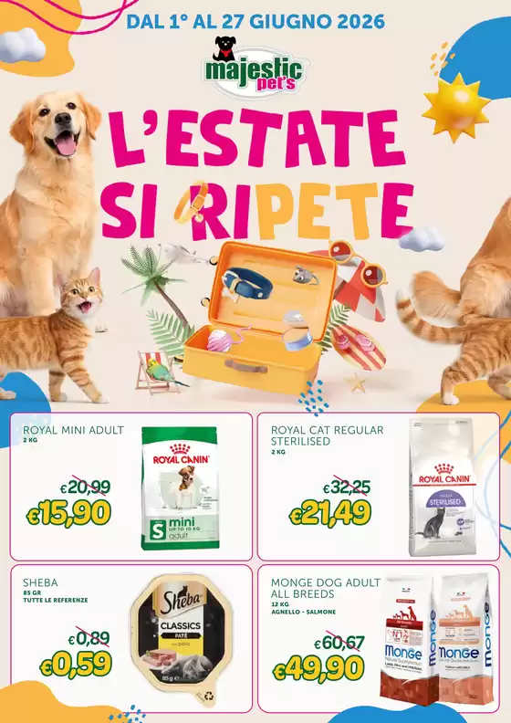 Volantino Majestic Pet's | Majestic Pet's | 2026-06-04T00:00:00.000Z - 2026-06-04T00:00:00.000Z