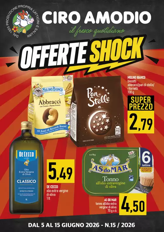 Volantino Ciro Amodio | Offerte shock | 2026-06-05T00:00:00.000Z - 2026-06-15T00:00:00.000Z