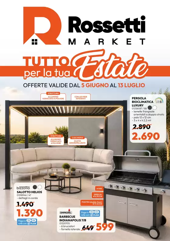 Volantino Rossetti Market a Portogruaro | Tutto per la tua estate | 2026-06-05T00:00:00.000Z - 2026-07-13T00:00:00.000Z
