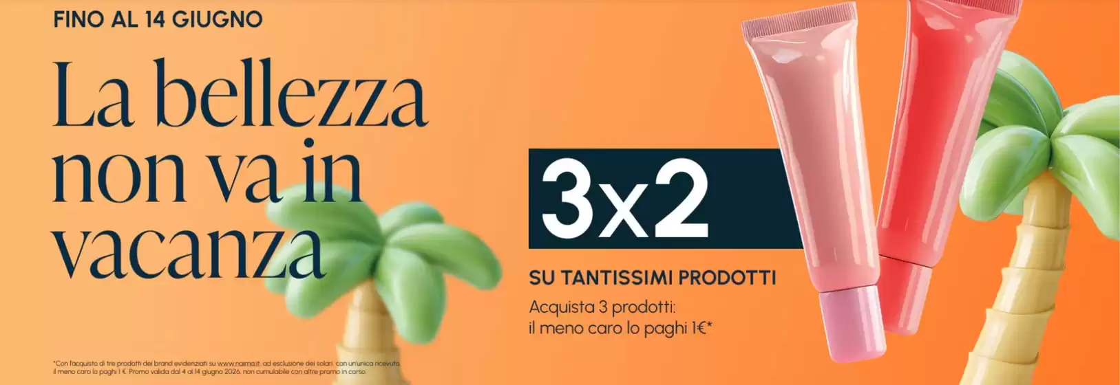 Volantino Naïma a Agnosine | La belleza non va in vacanza | 2026-06-04T00:00:00.000Z - 2026-06-14T00:00:00.000Z