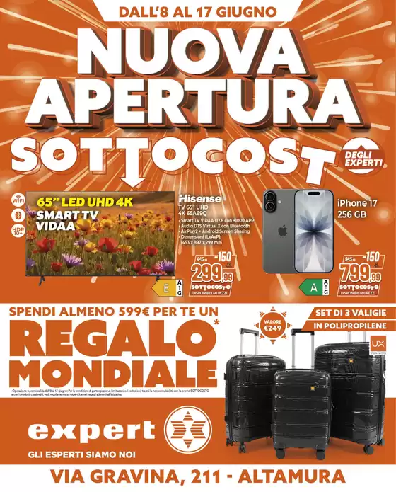Volantino Expert | Nuova apertura ad Altamura! | 2026-06-08T00:00:00.000Z - 2026-06-17T00:00:00.000Z