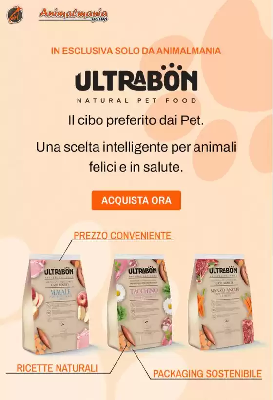 Volantino Animalmania | Offerte Animalmania | 2026-06-05T00:00:00.000Z - 2026-06-19T00:00:00.000Z