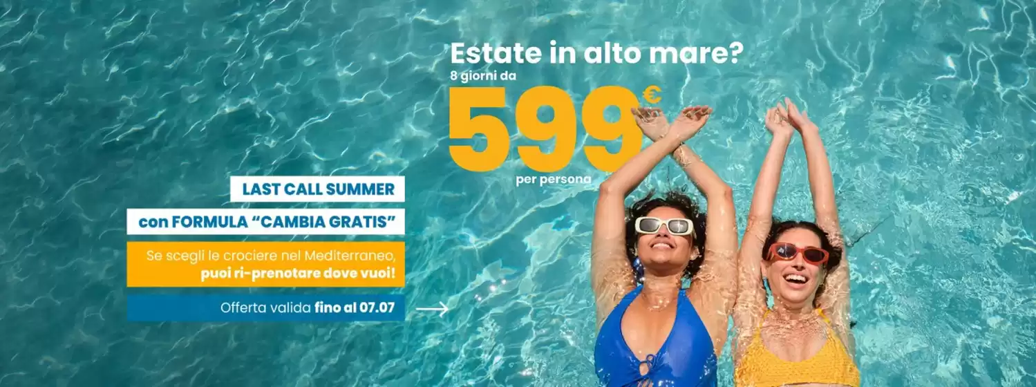 Volantino Costa Crociere a Propata | Estate in alto mare? | 2026-06-05T00:00:00.000Z - 2026-07-07T00:00:00.000Z