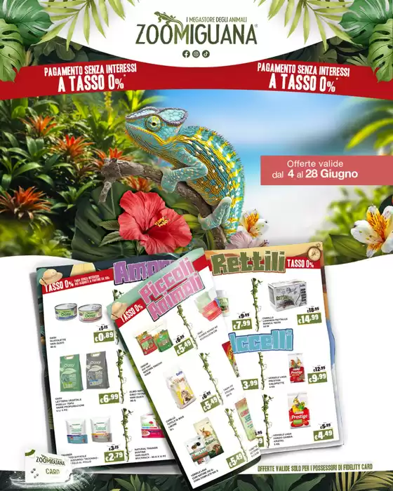 Volantino Zoomiguana | Offerte Zoomiguana | 2026-06-04T00:00:00.000Z - 2026-06-28T00:00:00.000Z