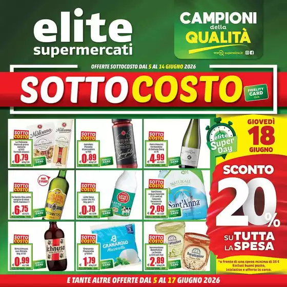 Volantino Elite | Sottocosto | 2026-06-05T00:00:00.000Z - 2026-06-17T00:00:00.000Z