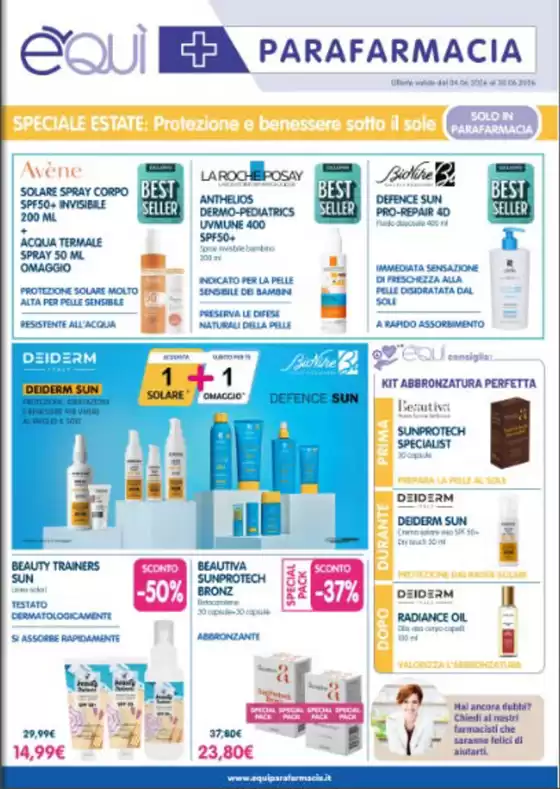 Volantino É Qui Parafarmacie | Offerte dal 4 al 30 Giugno | 2026-06-05T00:00:00.000Z - 2026-06-30T00:00:00.000Z