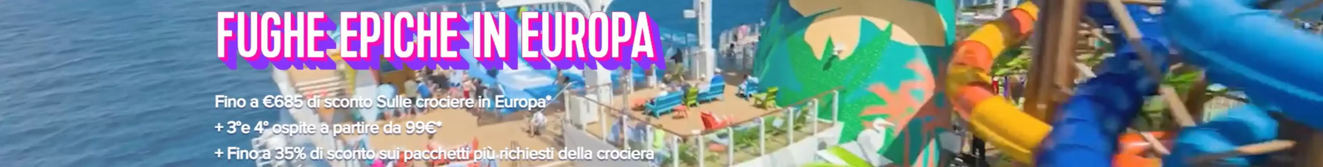 Volantino Royal Caribbean a Lumarzo | Fughe epiche in europa | 2026-06-05T00:00:00.000Z - 2026-06-08T00:00:00.000Z