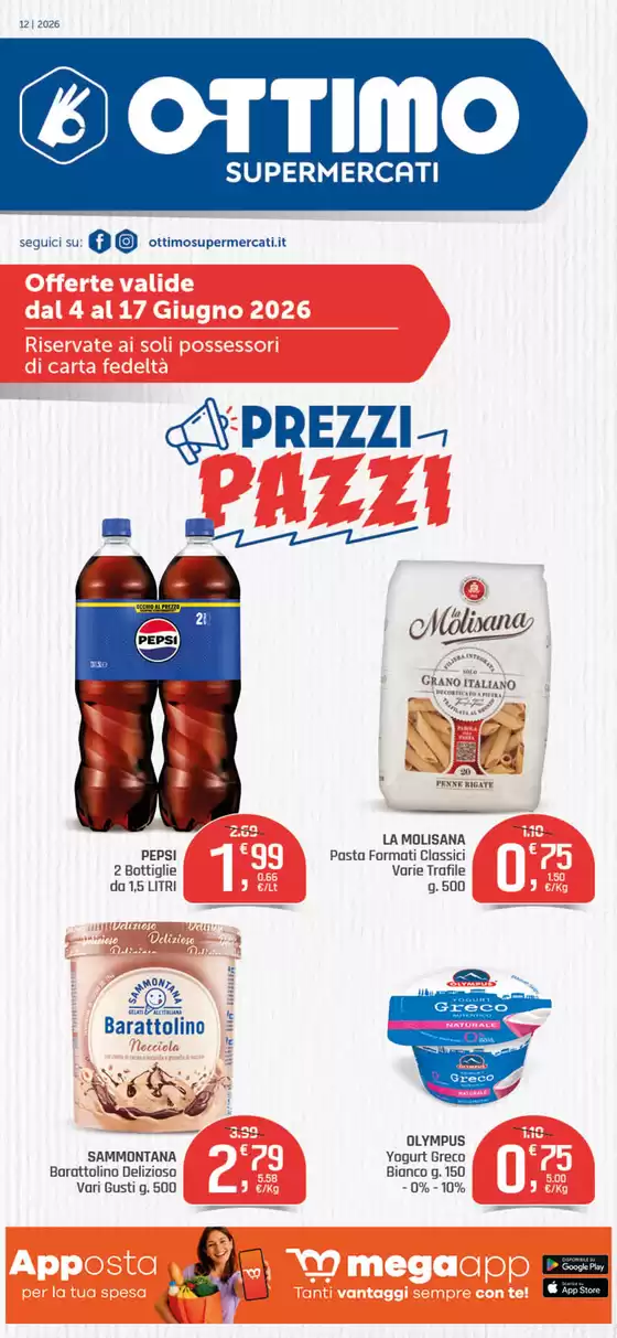 Volantino Ottimo | Prezzi pazzi | 2026-06-05T00:00:00.000Z - 2026-06-17T00:00:00.000Z