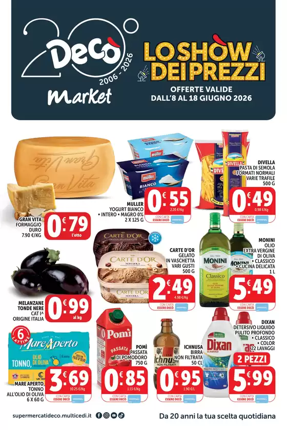 Volantino Decò | Lo show dei prezzi | 2026-06-08T00:00:00.000Z - 2026-06-18T00:00:00.000Z