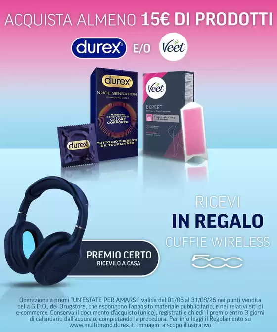Volantino Durex | Veet & Durex | 2026-07-01T00:00:00.000Z - 2026-07-31T00:00:00.000Z