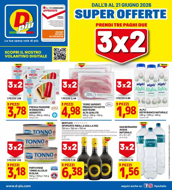 Volantino Dpiu | Super offerte | 2026-06-08T00:00:00.000Z - 2026-06-21T00:00:00.000Z