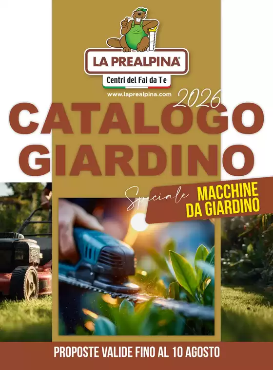 Volantino La Prealpina | Speciale macchine da giardino | 2026-06-05T00:00:00.000Z - 2026-08-10T00:00:00.000Z