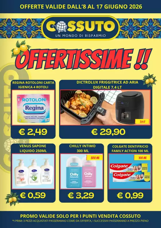 Volantino Cossuto | Offertissime !! | 2026-06-08T00:00:00.000Z - 2026-06-17T00:00:00.000Z