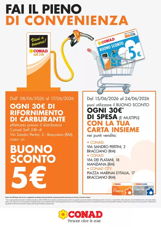 Volantino Conad | BUONO SCONTO 5€ | 2026-06-08T00:00:00.000Z - 2026-06-24T00:00:00.000Z