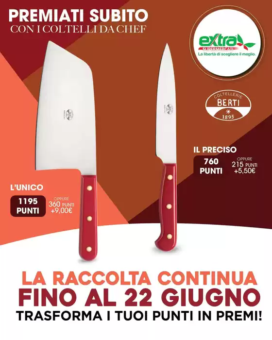 Volantino Extra Supermercati | Premiati subito | 2026-06-07T00:00:00.000Z - 2026-06-22T00:00:00.000Z