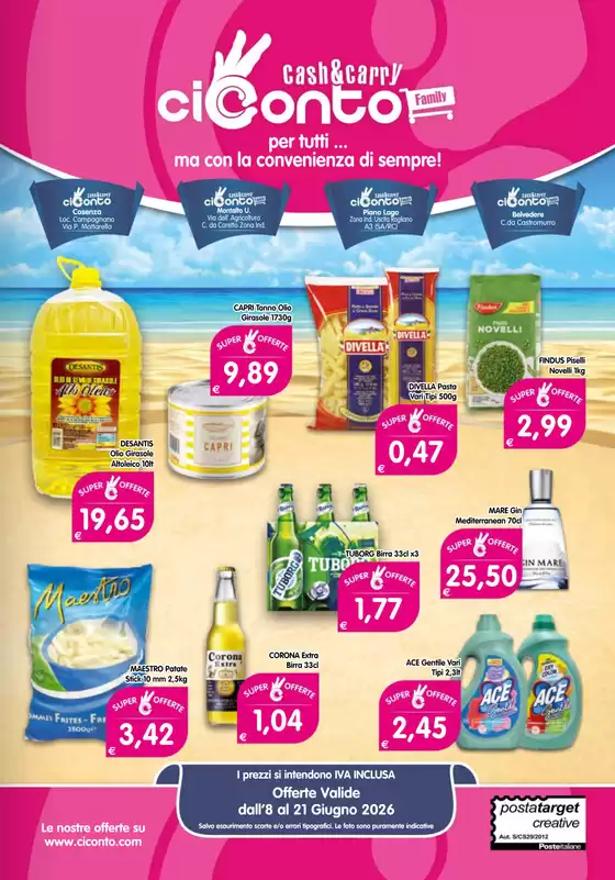 Volantino CiConto | Offerte CiConto | 2026-06-08T00:00:00.000Z - 2026-06-21T00:00:00.000Z