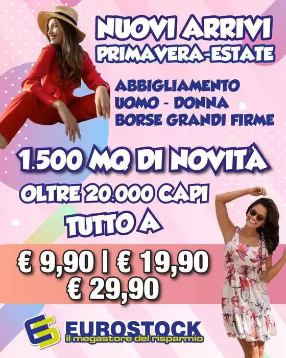 Volantino Eurostock | Nuovi arrivi | 2026-06-08T00:00:00.000Z - 2026-09-22T00:00:00.000Z