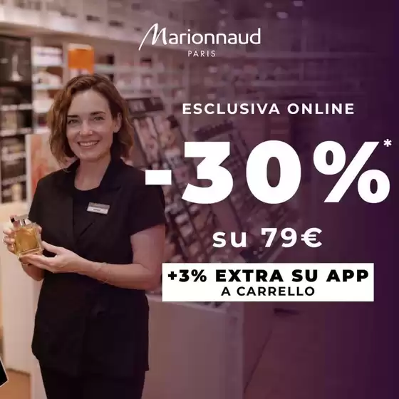 Volantino Marionnaud | Esclusiva online -30% | 2026-06-08T00:00:00.000Z - 2026-06-14T00:00:00.000Z