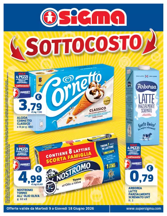 Volantino Sigma | Sottocosto | 2026-06-09T00:00:00.000Z - 2026-06-18T00:00:00.000Z
