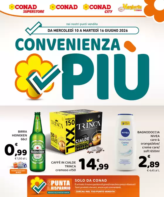 Volantino Margherita Conad a Manzano | Convenienza Più | 2026-06-10T00:00:00.000Z - 2026-06-16T00:00:00.000Z