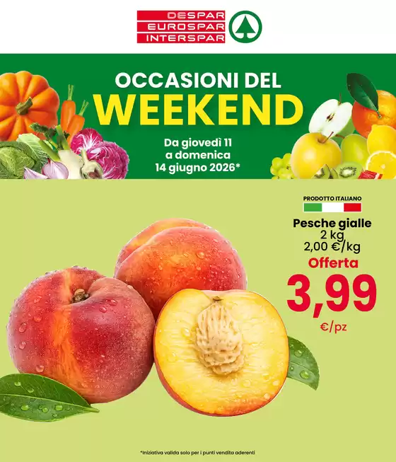 Volantino Eurospar a Codigoro | Occasioni del weekend | 2026-06-11T00:00:00.000Z - 2026-06-14T00:00:00.000Z