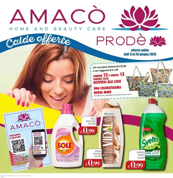 Volantino Amacò | Calde offerte | 2026-06-08T00:00:00.000Z - 2026-06-20T00:00:00.000Z