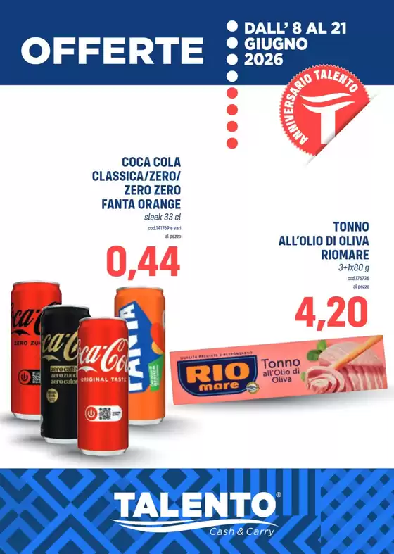 Volantino Talento | Offerte | 2026-06-08T00:00:00.000Z - 2026-06-21T00:00:00.000Z