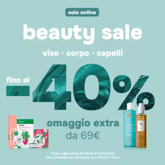 Volantino Beauty Star | Beauty sale -40% | 2026-06-08T00:00:00.000Z - 2026-06-14T00:00:00.000Z