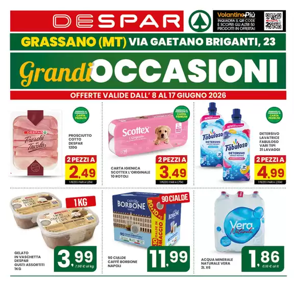 Volantino Despar | Grandi occasioni | 2026-06-08T00:00:00.000Z - 2026-06-17T00:00:00.000Z