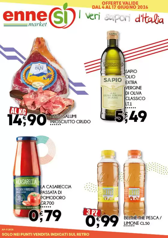 Volantino Ennesi Supermercati | Offerte valide dal 4 al 17 giugno 2026 | 2026-06-04T00:00:00.000Z - 2026-06-17T00:00:00.000Z