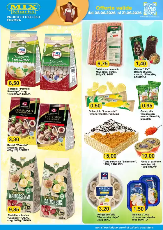 Volantino Mix Markt | Prodotti Dell'Est Europa  | 2026-06-08T00:00:00.000Z - 2026-06-21T00:00:00.000Z