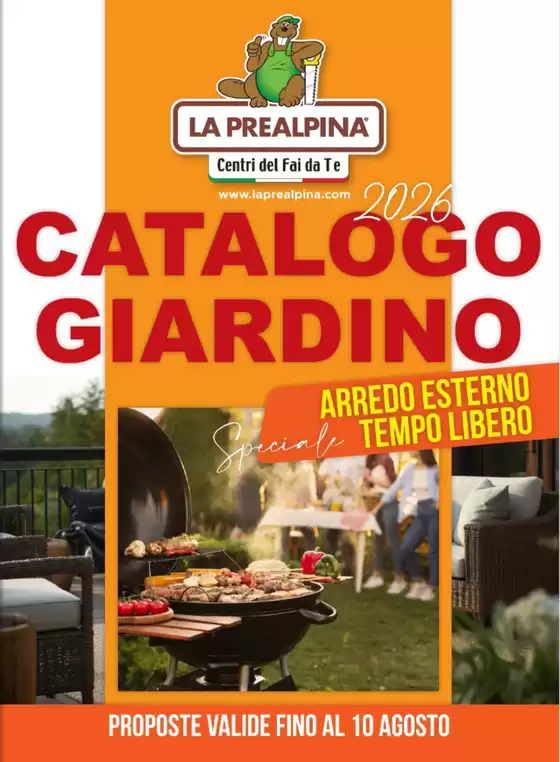Volantino La Prealpina | Speciale arredo esterno tempo libero | 2026-06-08T00:00:00.000Z - 2026-08-10T00:00:00.000Z