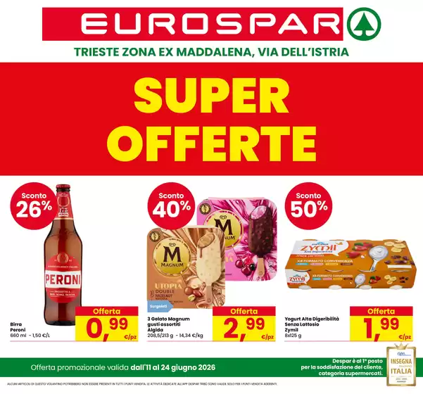 Volantino Eurospar | Super Offerte | 2026-06-11T00:00:00.000Z - 2026-06-24T00:00:00.000Z