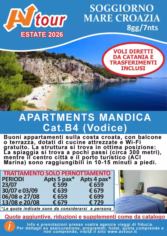 Volantino Av Tour a Melizzano | Estate 2026 | 2026-07-23T00:00:00.000Z - 2026-09-03T00:00:00.000Z