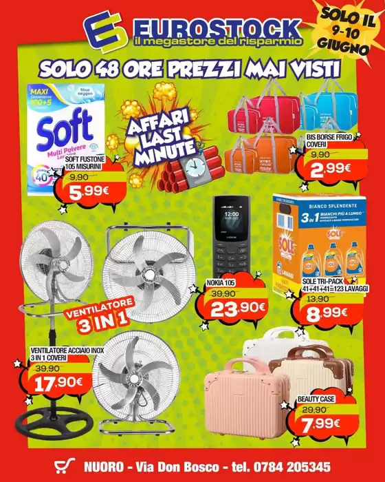 Volantino Eurostock | Solo il 9-10 giugno | 2026-06-09T00:00:00.000Z - 2026-06-10T00:00:00.000Z