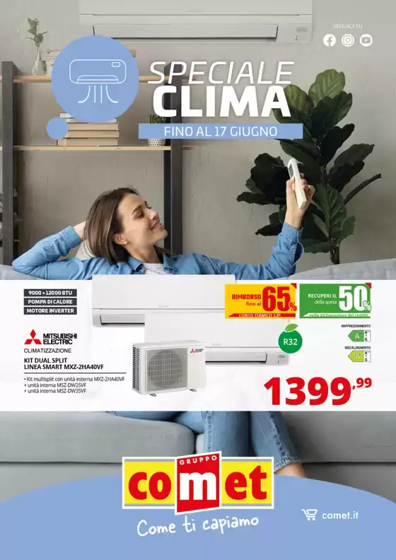 Volantino Comet | Speciale Clima da Comet! | 2026-06-09T00:00:00.000Z - 2026-06-17T00:00:00.000Z