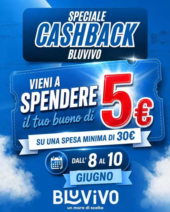 Volantino BluVivo | Speciale cashback | 2026-06-08T00:00:00.000Z - 2026-06-10T00:00:00.000Z