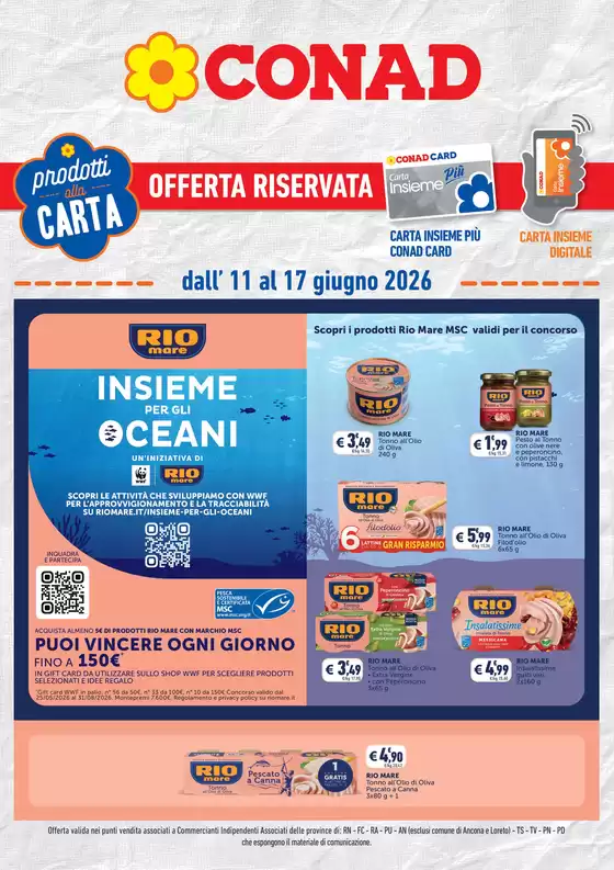 Volantino Conad | PRODOTTI ALLA CARTA | 2026-06-11T00:00:00.000Z - 2026-06-17T00:00:00.000Z